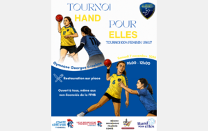 Tournoi " HAND POUR ELLES "